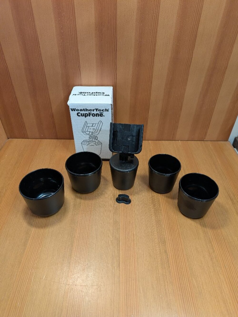 WeatherTech CupFone Cell Phone Holder Cup Weather Tech Universal Adjustable EUC